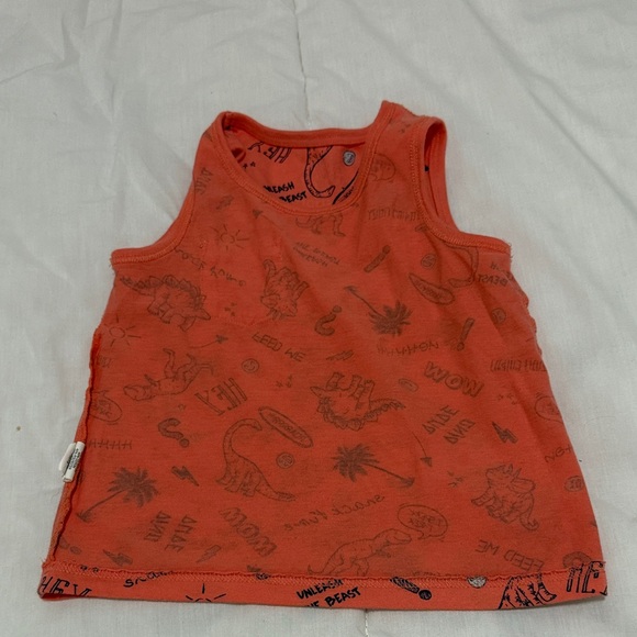 The Children’s Place Dinosaur Print Coral Tank Top - Picture 13 of 16